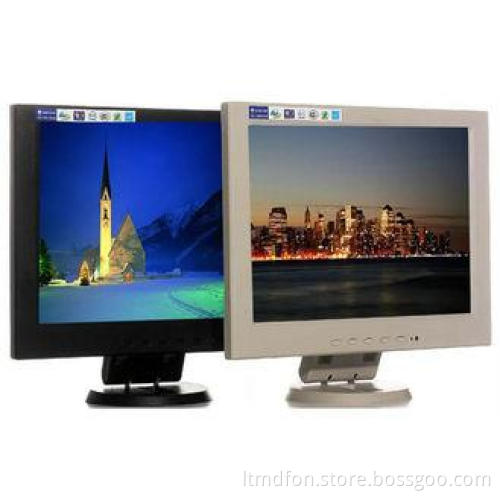 3 / 4 TFT Color 10.4 " CCTV LCD Monitor HDMI Input With Met